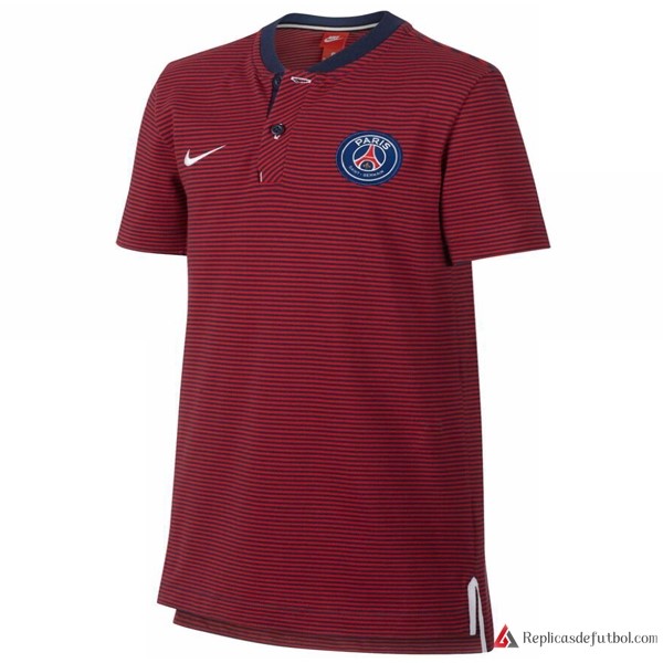 Polo Paris Saint Germain 2017-2018 Rojo